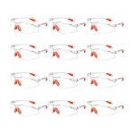 12 pcs lunettes de sécurité surlunettes de protection transparentes avec verres en plastique pont - de ... 12 pcs lunettes de sécurité surlunettes de protection transparentes avec verres en plastique pont - de ...