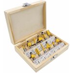 12 pices 8mm tige fraises  dfoncer carbure de tungstne, fraise  bois avec botier de rangement en ...