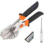 12 pi�ces cisaille � onglet d'angle, 45� - 135�coupe multi angles cisaille � onglet, avec 10 lames de ...