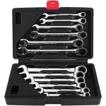 12 pi�ces cl� � cliquet kit d'outils 8?19mm cl� mixte professionelle cl� � cliquet cle plate a cliquet ...