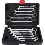 12 pi�ces cl� � cliquet kit d'outils 8?19mm cl� mixte professionelle cl� � cliquet cle plate a cliquet ...