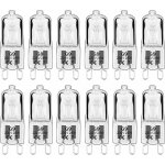 12 pi�ces g9 lampes halog�nes , ampoules g9 230v 28w 480lm, 2800k blanc chaud, ampoules � capsule dimmable, ...
