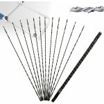 Sjlerst 12 pices lames de scie  chantourner avec dents spirale en mtal pour bois plastique coupe scier ...