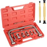 12 pi�ces leve soupape kit, compresseur de ressort de soupape universel, livr� avec 5 tiges de pouss�e ...