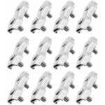 12 pi�ces m2 2mm duplex pince � c�ble en acier inoxydable 304 pour 2mm c�ble m�tallique pince � c�ble ...