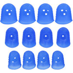 12 pi�ces prot�ge - doigts guitare en silicone, capuchons pour doigts, accessoire pour instruments � ...