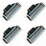 12 pices recharges de remplacement de lames de rasoir pour hommes pour gillette mach 3 -