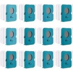 12 pi�ces sac � poussi�re clean station pour samsung bespoke jet vca - adb95, vs20a95923w, sacs de rechange ...