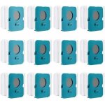 12 pi�ces sac � poussi�re clean station pour samsung bespoke jet vca - adb95, vs20a95923w, sacs de rechange ...