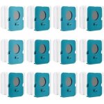 12 pi�ces sac � poussi�re clean station pour samsung bespoke jet vca - adb95, vs20a95923w, sacs de rechange ...