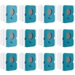 12 pi�ces sac � poussi�re clean station pour samsung bespoke vs20a95923w, sacs de rechange pour aspirateur, ...