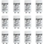 12 pi�ces starter neon, 4 - 80w 220 - 240v ampoule tube fluorescent starter, starter pour tubes fluorescents ...