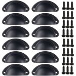 12 poign�e de coquille meuble vintage pour tiroir armoire meuble cuisine fer incurv� bouton de porte ...