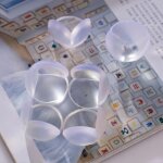 12 protections d'angles, cache coins, protection de table b�b� avec stickers colle extra forte - protection ...