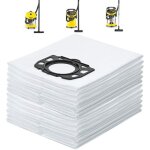 12 sacs d'aspirateur pour karcher wd4 wd5