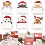 120 pi�ces etiquette cadeau noel, autocollant noel �tiquettes cadeaux pour �tiquetage, autocollantes ...
