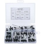 120 pi�ces rivets aveugles, rivets aveugles m�talliques, rivets aveugles en aluminium, ensemble de rivets ...