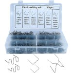 1200pcs kit de soudage en plastique automobile, 6 formes diffrentes de 0, 6 0, 8 mm hot spike welding ...