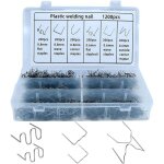 1200pcs kit de soudage en plastique automobile, 6 formes différentes de 0, 6 0, 8 mm hot spike welding ... 1200pcs kit de soudage en plastique automobile, 6 formes différentes de 0, 6 0, 8 mm hot spike welding ...