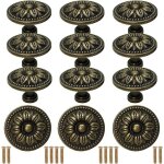 12pcs bouton tiroir vintage avec vis, poign�es de meuble cuisine bouton porte de meuble de pull poign�e, ...