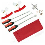 Csparkv - 12pcs dmontes pneus manuels outil levier de pneu avec 2 jantes protecteurs pour auto, moto, ...