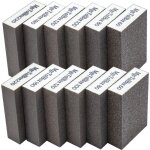12pcs �ponge de pon�age, cales � poncer kit polissage grain 60 / 80 / 100 / 120 / 180 / 220 sp�cifications ...