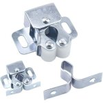 12pcs fermetures de porte, ferme - portes, fermetures � double galet pour porte battante de meuble, loquet ...