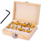 12pcs trpan de trononnage inclin en carbure de tungstne de 6, 35 mm 1 / 4 po avec une cl - ahlsen ...