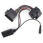 Ej. life adaptateur audio bluetooth 5. 0 aux 12 broches avec microphone cble de 59, 1 pouces pour opel ...