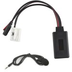Jeffergarden adaptateur de micro mains libres pour autoradio rd4, bluetooth, musique, aux, appel t�l�phonique, ...