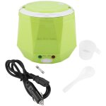 12v 100w 1. 3 l lectrique portable multifonctionnel cuiseur riz cuiseur vapeur pour voiture vert