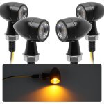 12v 4pcs e24 mini moto led clignotants bullet alliage de zinc moulage ip67 tanche e test