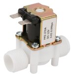 12v g1 / 2 'nc lectrovanne d'eau en plastique - lectrovanne d'entre lectrique pour la distribution ...