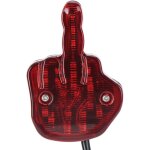 12v led feu arri�re de moto feu de frein arri�re unique style de doigt du milieu convient pour yamaha ...