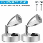 12v led spot lampe de lecture interrupteur r�glable lumi�re chaude pour rv van bateau led �clairage int�rieur ...