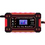 12v6a chargeur de batterie, chargeur batterie moto mainteneur avec automatique rparation fonction avec ...