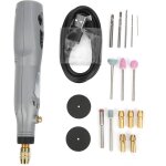 Jeffergarden 12w 15000r / min broyeur �lectrique bricolage usb 3. 7v mini gravure stylo de sculpture ...