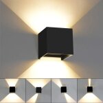 12w applique murale interieur / exterieur, lampe murale led etanche ip65 rglable lampe up down design ...