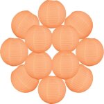 12x lanterne papier 40 cm pche - suspension boule papier 40 cm (12'') type lanterne japonaise pour decoration ...
