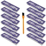 13 pi�ces de rechange filtres hepa pour neato accessoires s�rie d / s�rie bv / s�rie xv accessoires pour ...