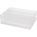 136525 80 3xba8 - 3 godet avec plateau, transparent - raaco