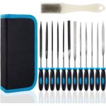 13pcs limes et r�pes en carbone - acier / diamant�e, 150mm lime plate / ronde / demi - ronde / triangulaire ...