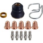 13pcs torche d�coupeur plasma s25 s45 accessoire kit pr0110 electrodes buse guide de l'entretoise bouchon ...
