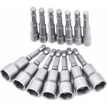 14 douilles de tournevis 6 - 19 mm ? adaptateur d'embout, tte hexagonale pour perceuse  main, tournevis ...