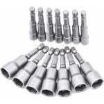 14 douilles de tournevis 6 - 19 mm ? adaptateur d'embout, tte hexagonale pour perceuse  main, tournevis ...