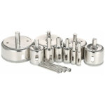 14 pi�ces 3 - 70mm verre trou scie kit diamant enduit noyau scie cloche marbre foret carrelage c�ramique ...