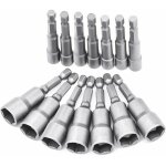 14 pices douille visseuse 6 - 19mm - adaptateur embout, hexagonal pour tournevis  crou de pour perceuse ...