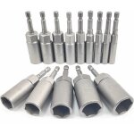 14 pices douille visseuse approfondir, 6 - 19mm adaptateur hexagonal, profondeur d'usinage 34mm, hexagonal ...