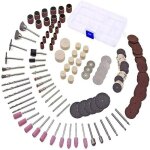 141 pi�ces accessoires pour outils rotatifs, accessoires universels de coupe / polissage / per�age / ...