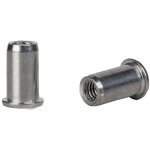1464838 ecrou  sertir en aveugle ( x l) 9 mm x 18 mm m6 acier inoxydable 25 pc(s) - gesipa